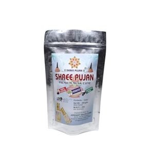 Shree Pujan Premium Musk Cone - Best dhoop batti for pooja with organic fragrance in Delhi