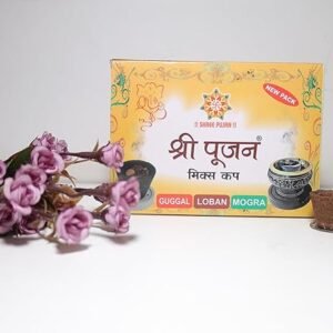 Shree Pujan Mix Cup Dhoop Batti with Guggal, Loban, and Mogra - Best Fragrance for Pooja